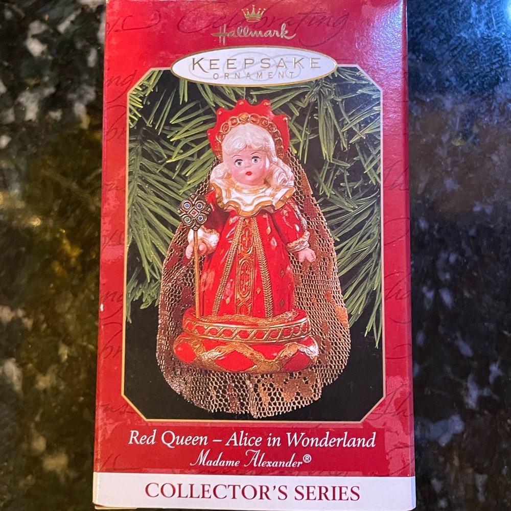 Madame Alexander Red Queen Hallmark Ornament - Alice in Wonderland